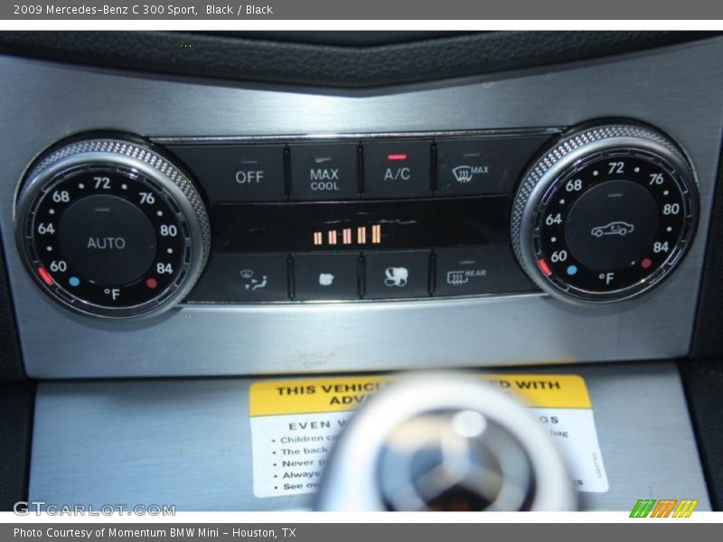 Black / Black 2009 Mercedes-Benz C 300 Sport