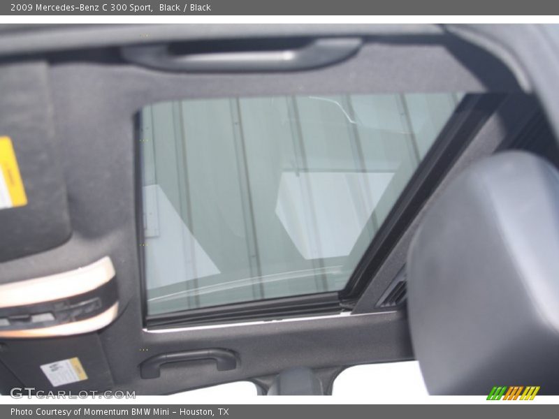Black / Black 2009 Mercedes-Benz C 300 Sport