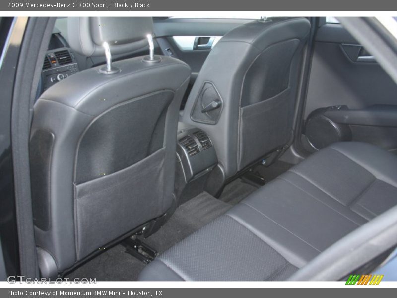 Black / Black 2009 Mercedes-Benz C 300 Sport