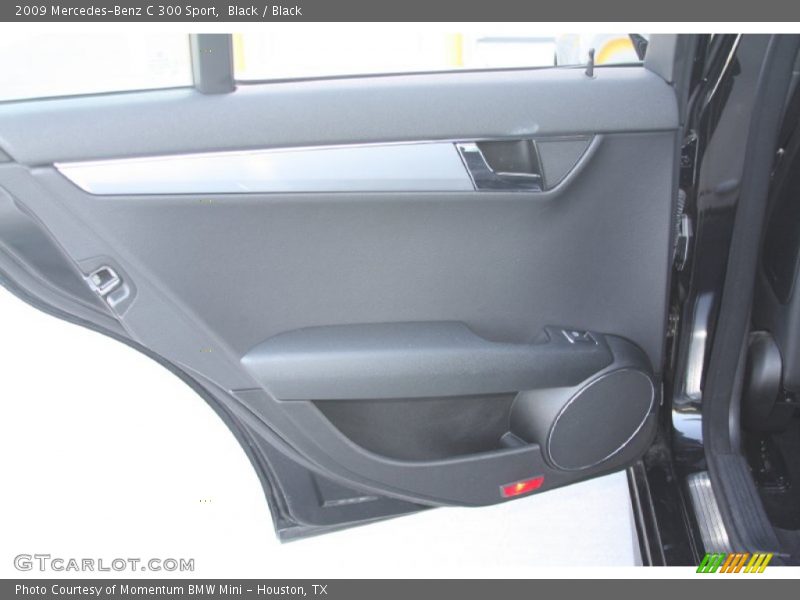 Black / Black 2009 Mercedes-Benz C 300 Sport
