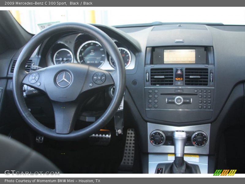 Black / Black 2009 Mercedes-Benz C 300 Sport