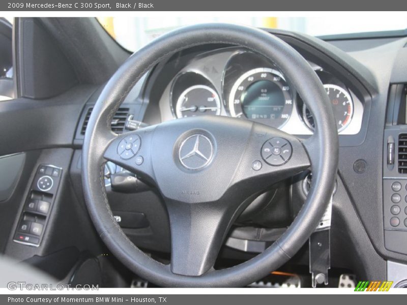 Black / Black 2009 Mercedes-Benz C 300 Sport