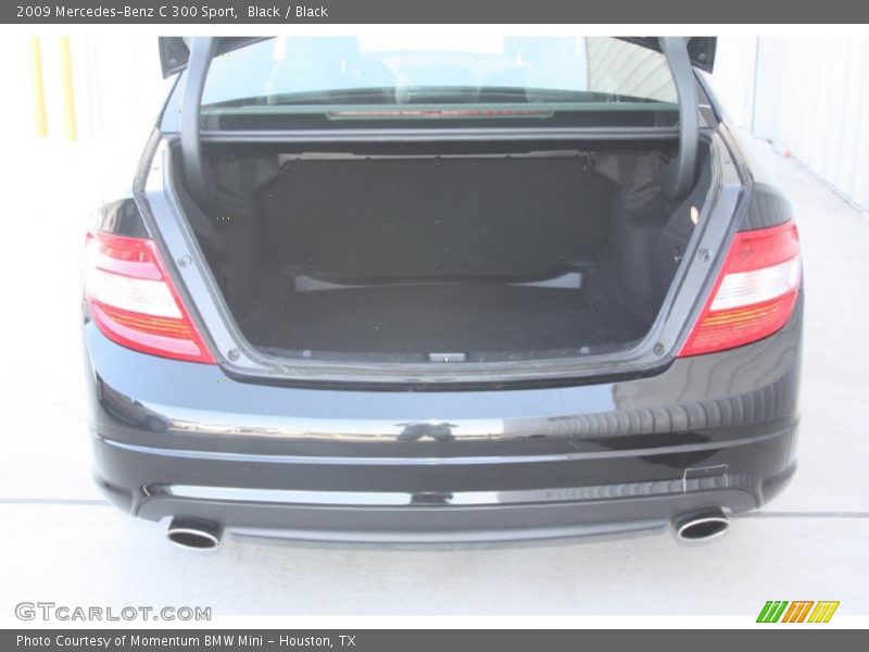 Black / Black 2009 Mercedes-Benz C 300 Sport