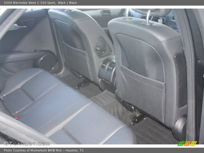 Black / Black 2009 Mercedes-Benz C 300 Sport