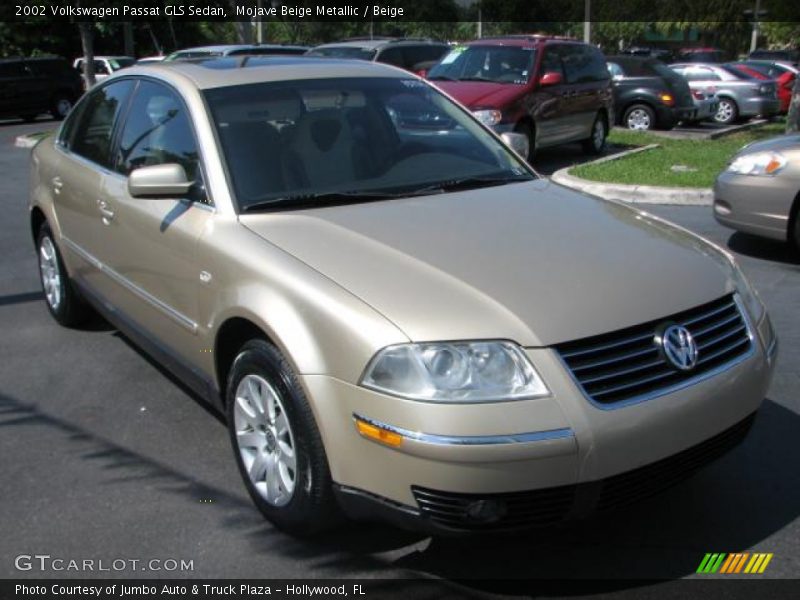 Mojave Beige Metallic / Beige 2002 Volkswagen Passat GLS Sedan