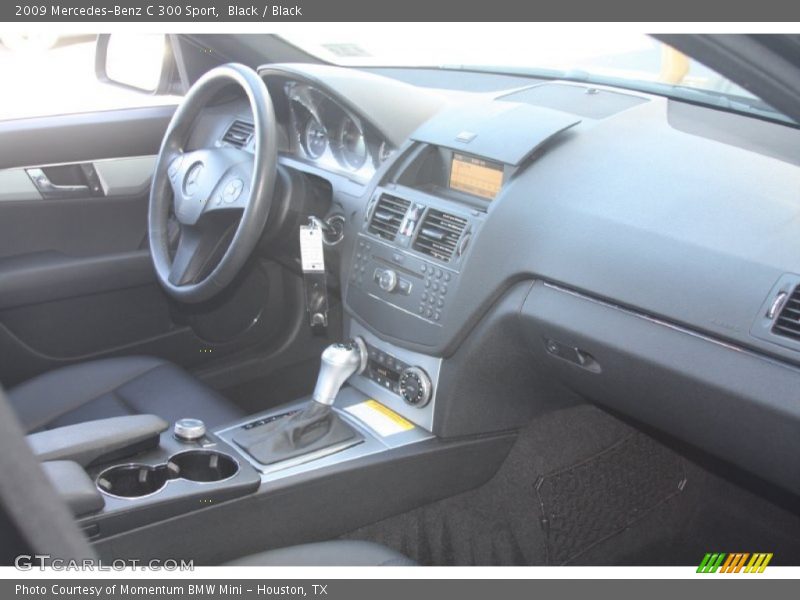 Black / Black 2009 Mercedes-Benz C 300 Sport