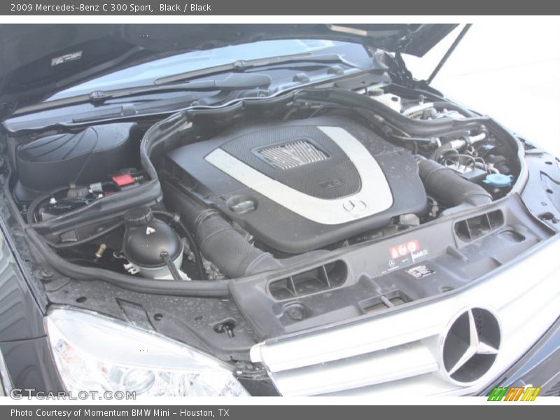 Black / Black 2009 Mercedes-Benz C 300 Sport