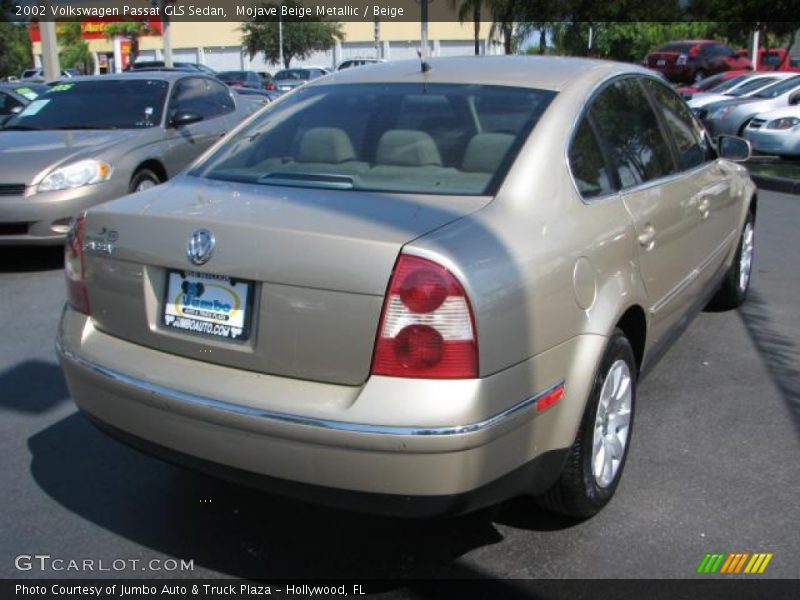 Mojave Beige Metallic / Beige 2002 Volkswagen Passat GLS Sedan