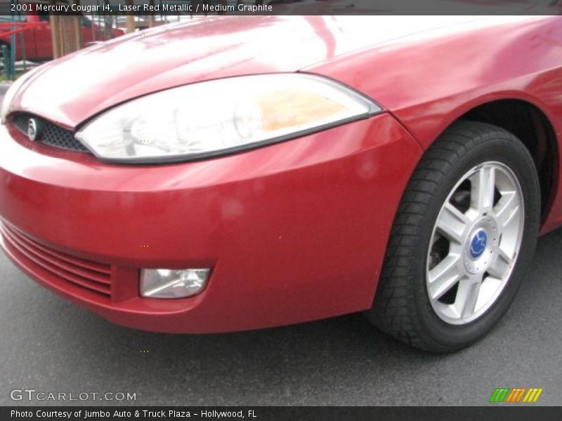 Laser Red Metallic / Medium Graphite 2001 Mercury Cougar i4