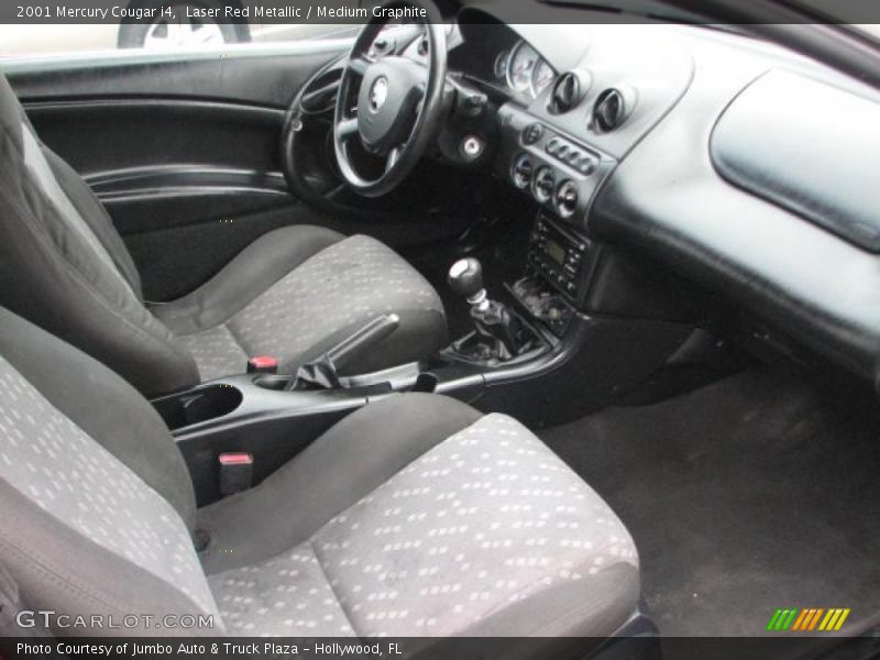  2001 Cougar i4 Medium Graphite Interior