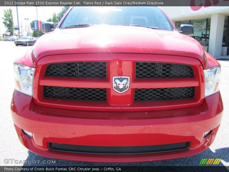 Flame Red / Dark Slate Gray/Medium Graystone 2012 Dodge Ram 1500 Express Regular Cab