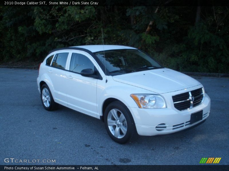 Stone White / Dark Slate Gray 2010 Dodge Caliber SXT