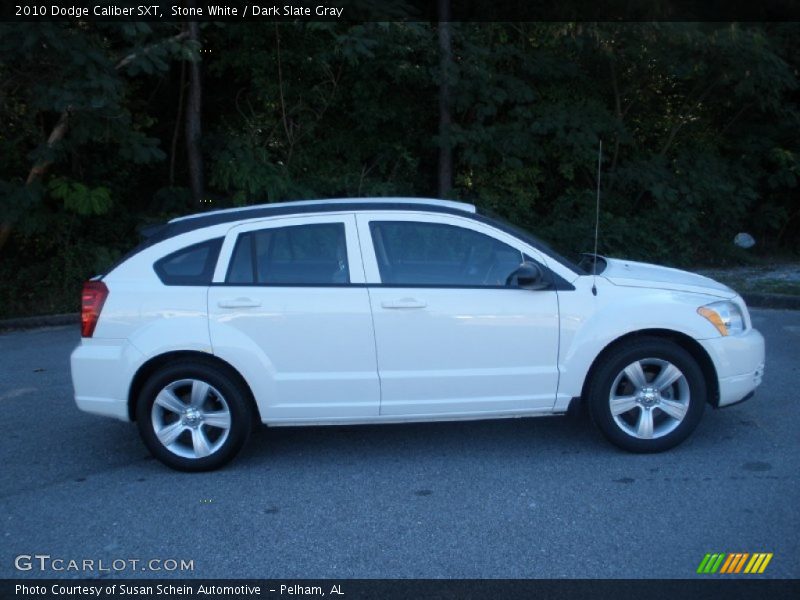 Stone White / Dark Slate Gray 2010 Dodge Caliber SXT