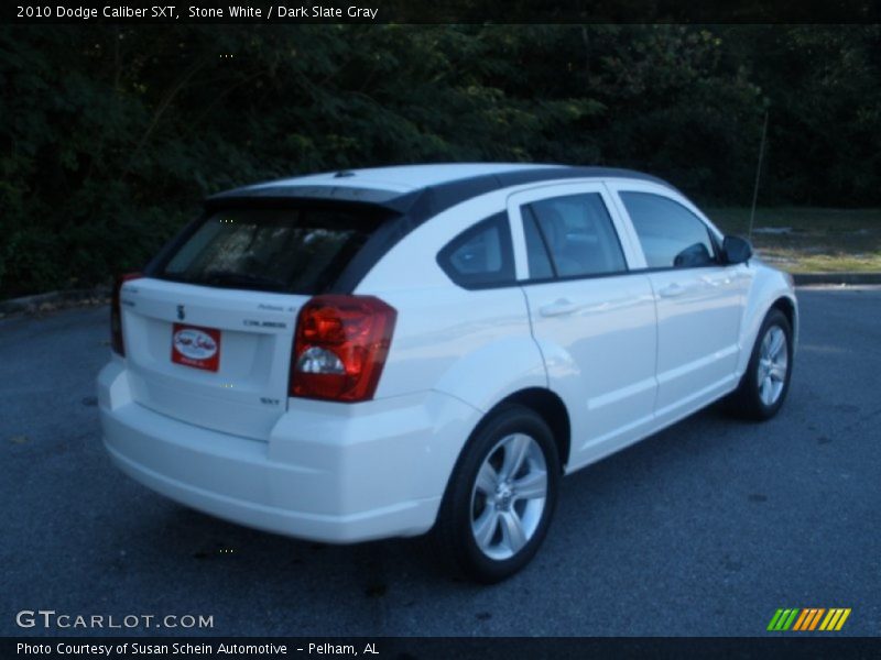 Stone White / Dark Slate Gray 2010 Dodge Caliber SXT