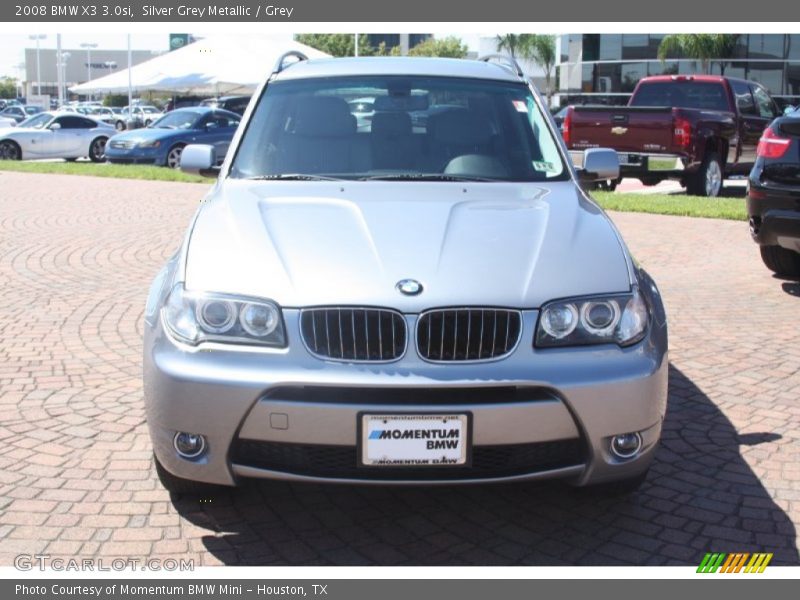 Silver Grey Metallic / Grey 2008 BMW X3 3.0si