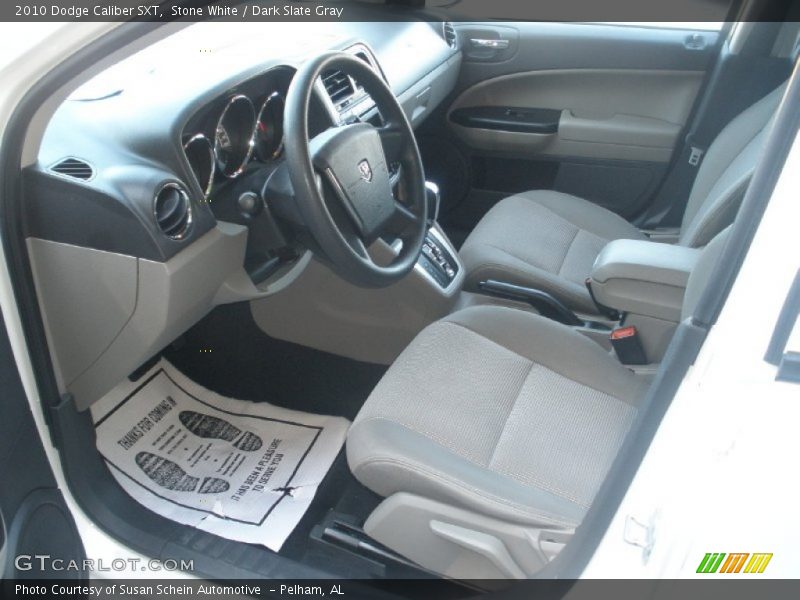 Stone White / Dark Slate Gray 2010 Dodge Caliber SXT