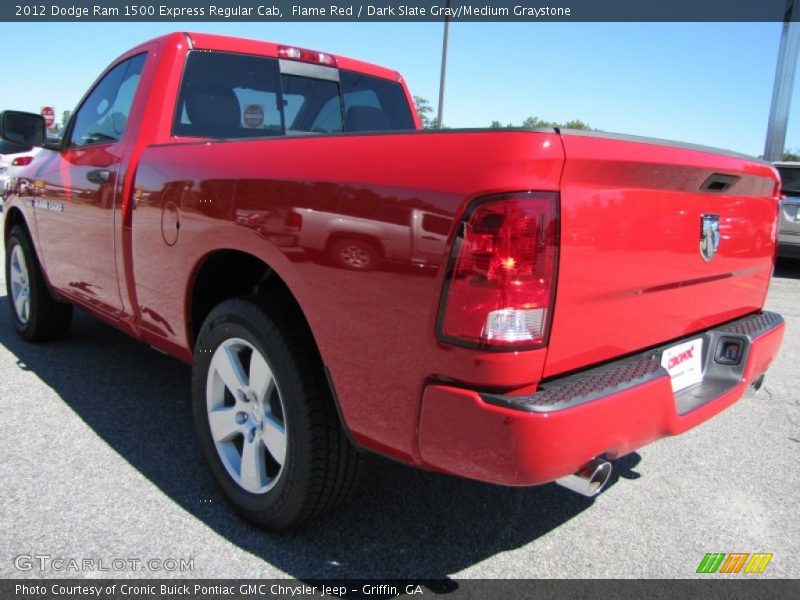 Flame Red / Dark Slate Gray/Medium Graystone 2012 Dodge Ram 1500 Express Regular Cab