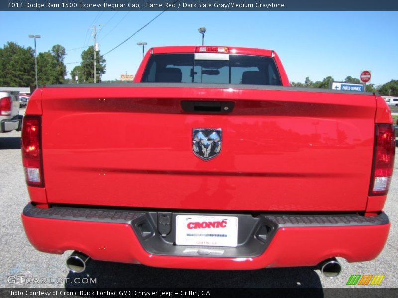 Flame Red / Dark Slate Gray/Medium Graystone 2012 Dodge Ram 1500 Express Regular Cab