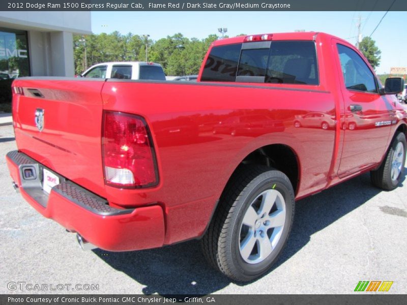 Flame Red / Dark Slate Gray/Medium Graystone 2012 Dodge Ram 1500 Express Regular Cab