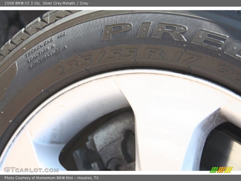 Silver Grey Metallic / Grey 2008 BMW X3 3.0si