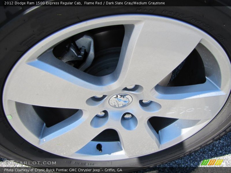 Flame Red / Dark Slate Gray/Medium Graystone 2012 Dodge Ram 1500 Express Regular Cab