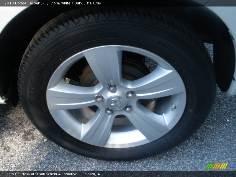 Stone White / Dark Slate Gray 2010 Dodge Caliber SXT