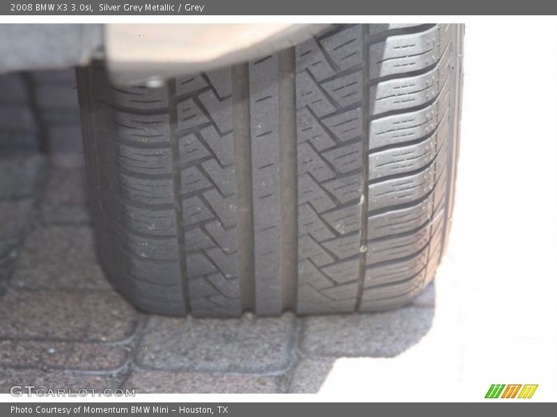 Silver Grey Metallic / Grey 2008 BMW X3 3.0si