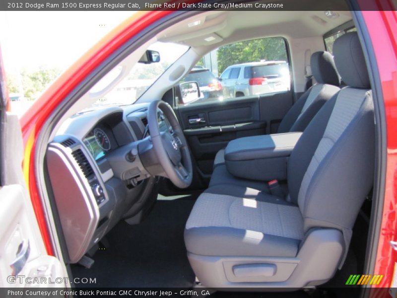 Flame Red / Dark Slate Gray/Medium Graystone 2012 Dodge Ram 1500 Express Regular Cab