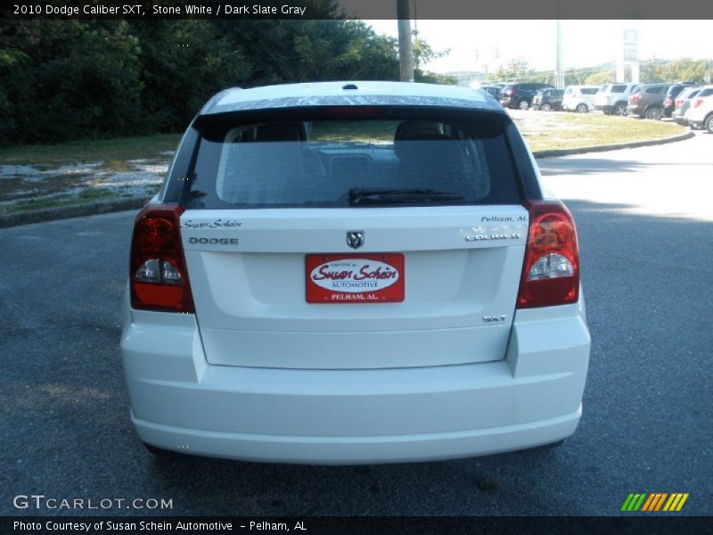Stone White / Dark Slate Gray 2010 Dodge Caliber SXT