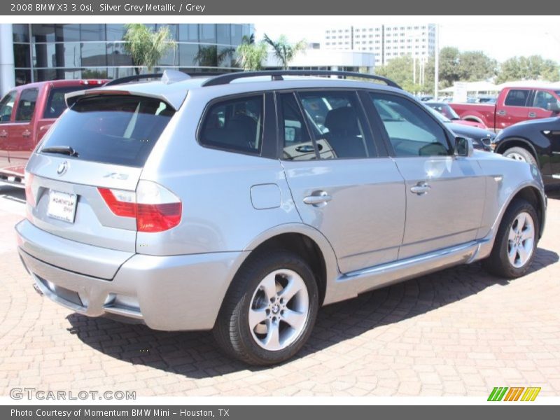 Silver Grey Metallic / Grey 2008 BMW X3 3.0si