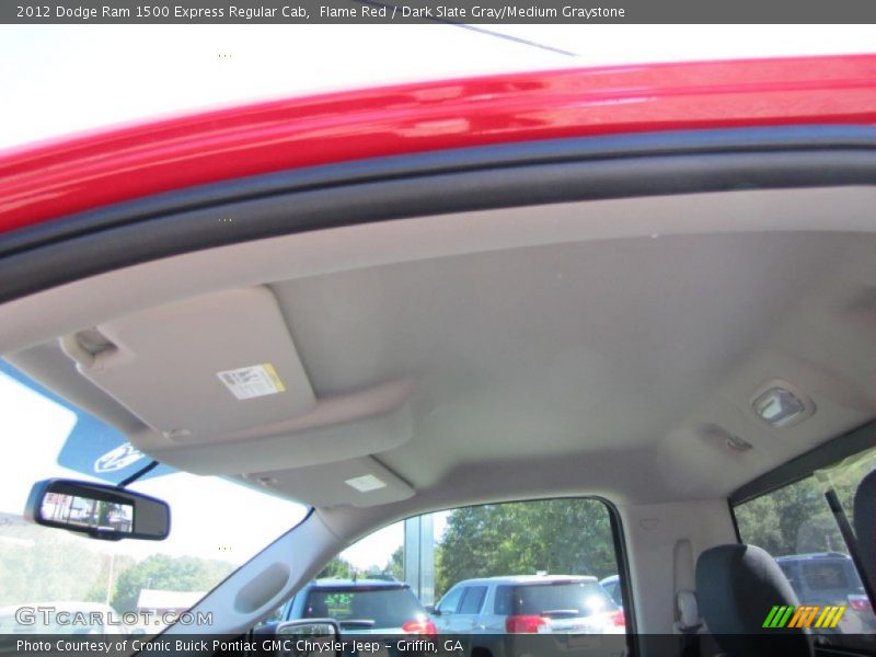 Flame Red / Dark Slate Gray/Medium Graystone 2012 Dodge Ram 1500 Express Regular Cab