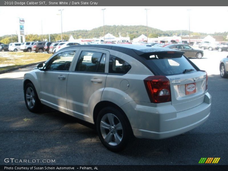 Stone White / Dark Slate Gray 2010 Dodge Caliber SXT