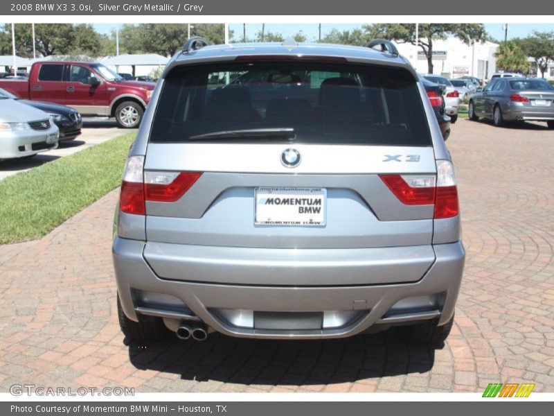 Silver Grey Metallic / Grey 2008 BMW X3 3.0si