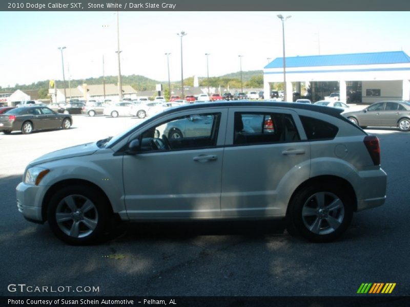 Stone White / Dark Slate Gray 2010 Dodge Caliber SXT