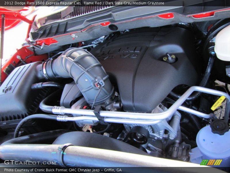 Flame Red / Dark Slate Gray/Medium Graystone 2012 Dodge Ram 1500 Express Regular Cab