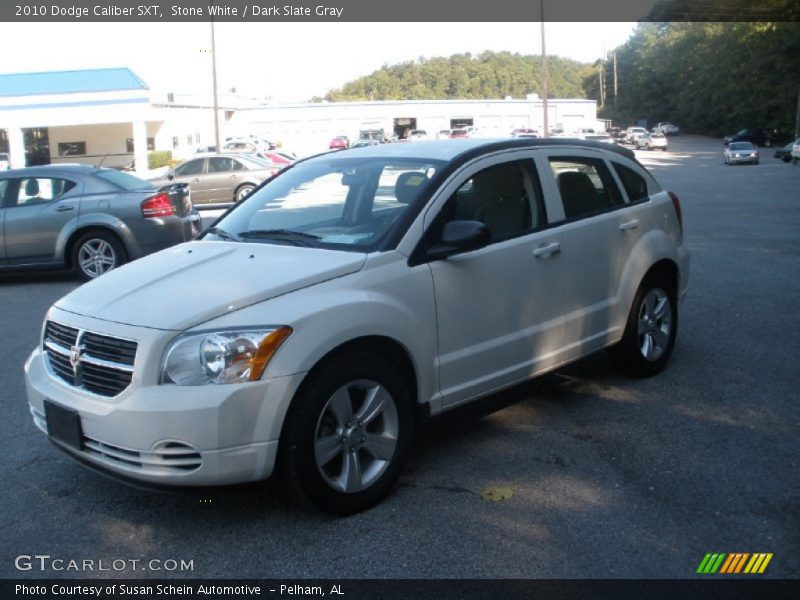 Stone White / Dark Slate Gray 2010 Dodge Caliber SXT