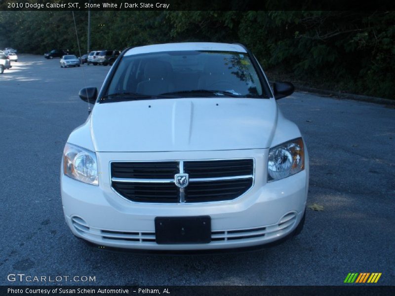 Stone White / Dark Slate Gray 2010 Dodge Caliber SXT