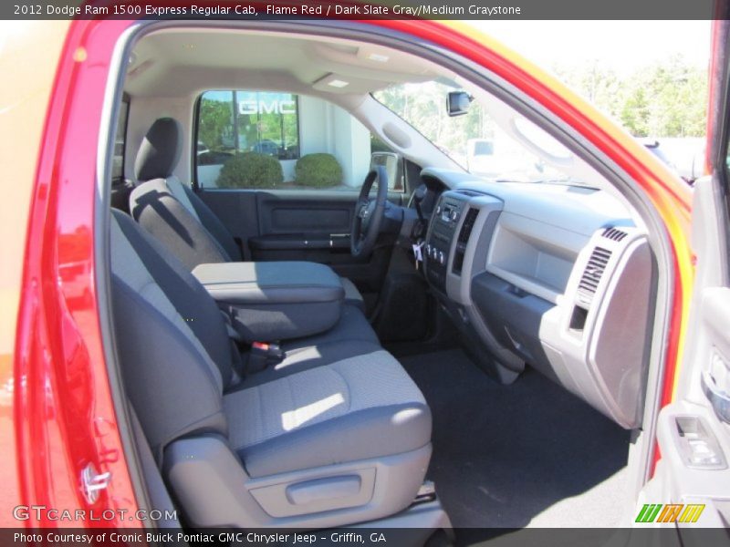 Flame Red / Dark Slate Gray/Medium Graystone 2012 Dodge Ram 1500 Express Regular Cab