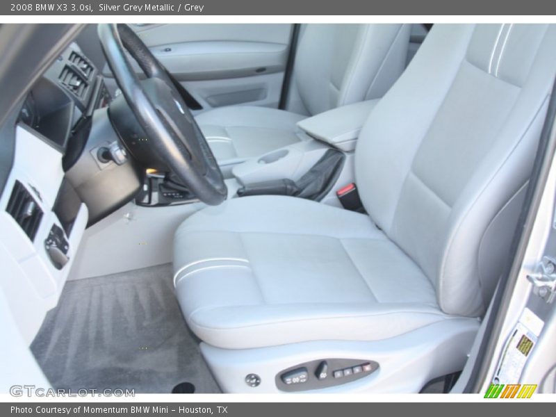 Silver Grey Metallic / Grey 2008 BMW X3 3.0si