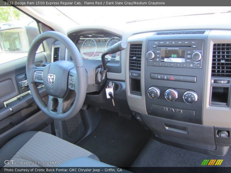 Flame Red / Dark Slate Gray/Medium Graystone 2012 Dodge Ram 1500 Express Regular Cab
