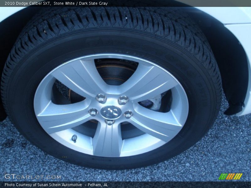 Stone White / Dark Slate Gray 2010 Dodge Caliber SXT