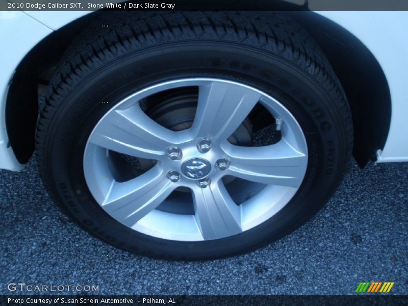 Stone White / Dark Slate Gray 2010 Dodge Caliber SXT