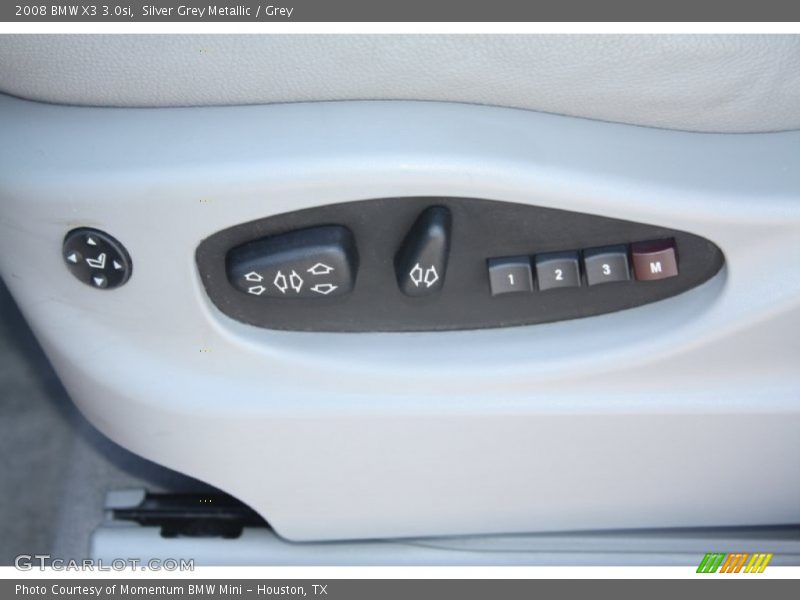 Silver Grey Metallic / Grey 2008 BMW X3 3.0si
