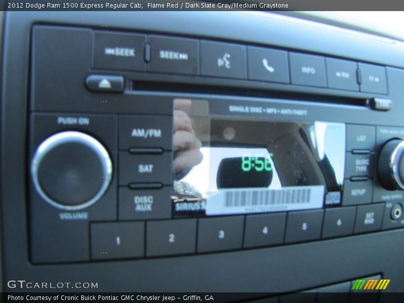 Flame Red / Dark Slate Gray/Medium Graystone 2012 Dodge Ram 1500 Express Regular Cab