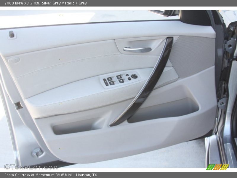 Silver Grey Metallic / Grey 2008 BMW X3 3.0si