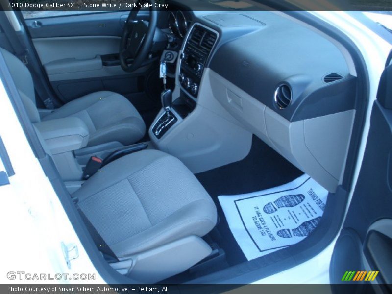 Stone White / Dark Slate Gray 2010 Dodge Caliber SXT