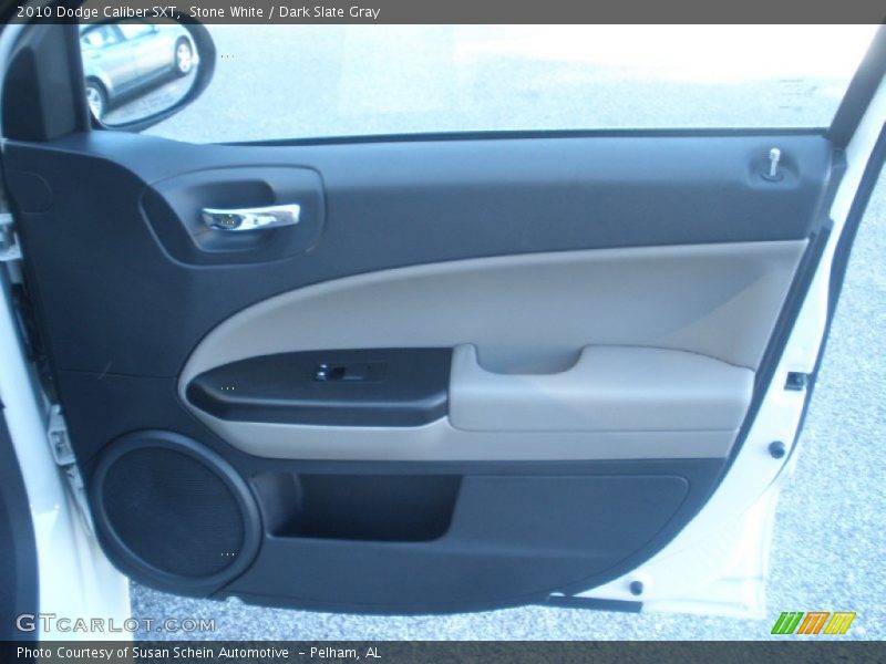 Stone White / Dark Slate Gray 2010 Dodge Caliber SXT