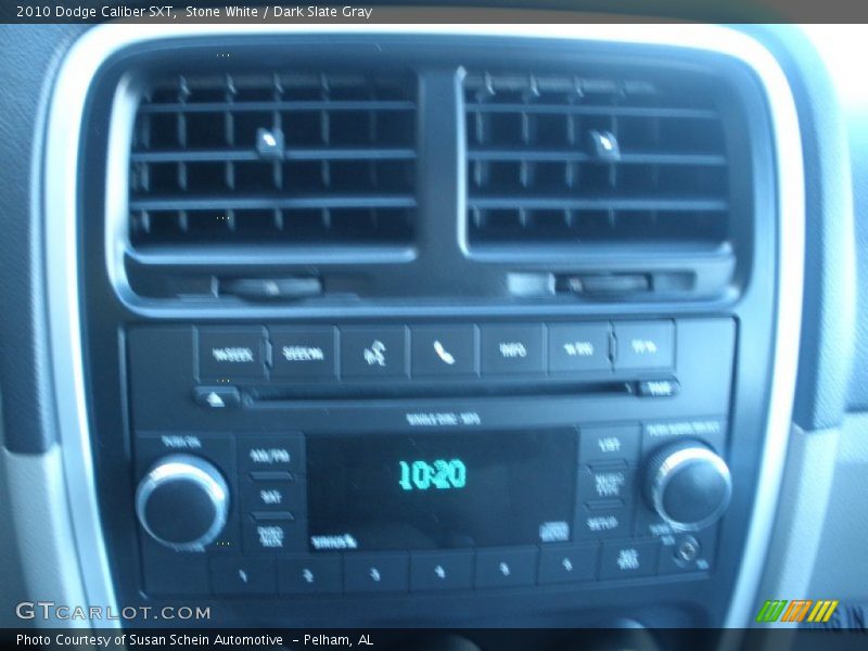 Stone White / Dark Slate Gray 2010 Dodge Caliber SXT