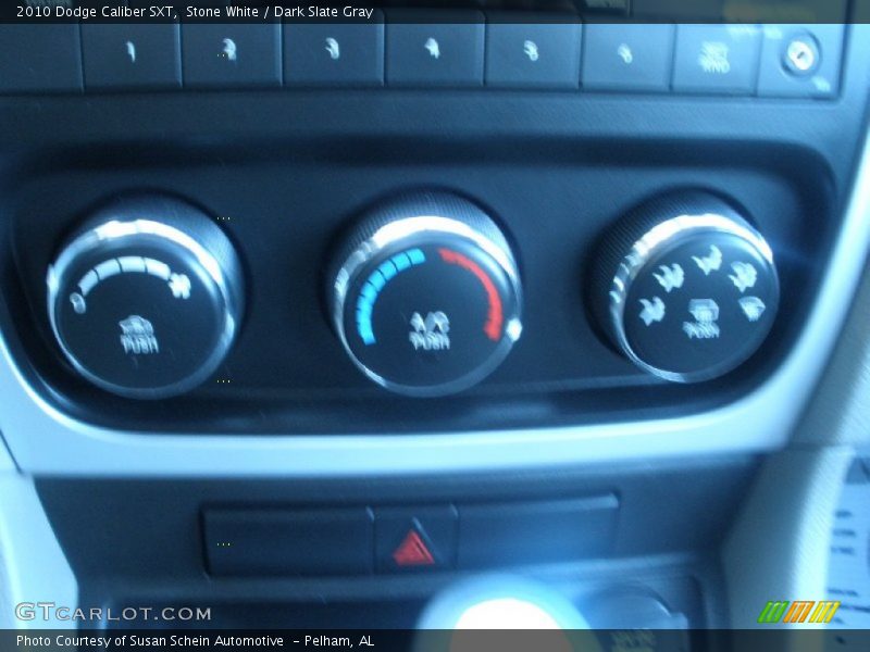 Stone White / Dark Slate Gray 2010 Dodge Caliber SXT