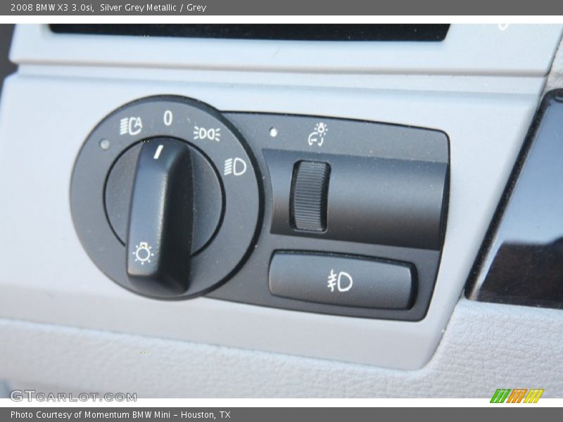 Silver Grey Metallic / Grey 2008 BMW X3 3.0si